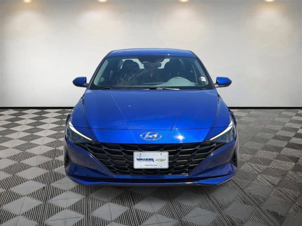 Used 2023 Hyundai Elantra Hybrid Blue