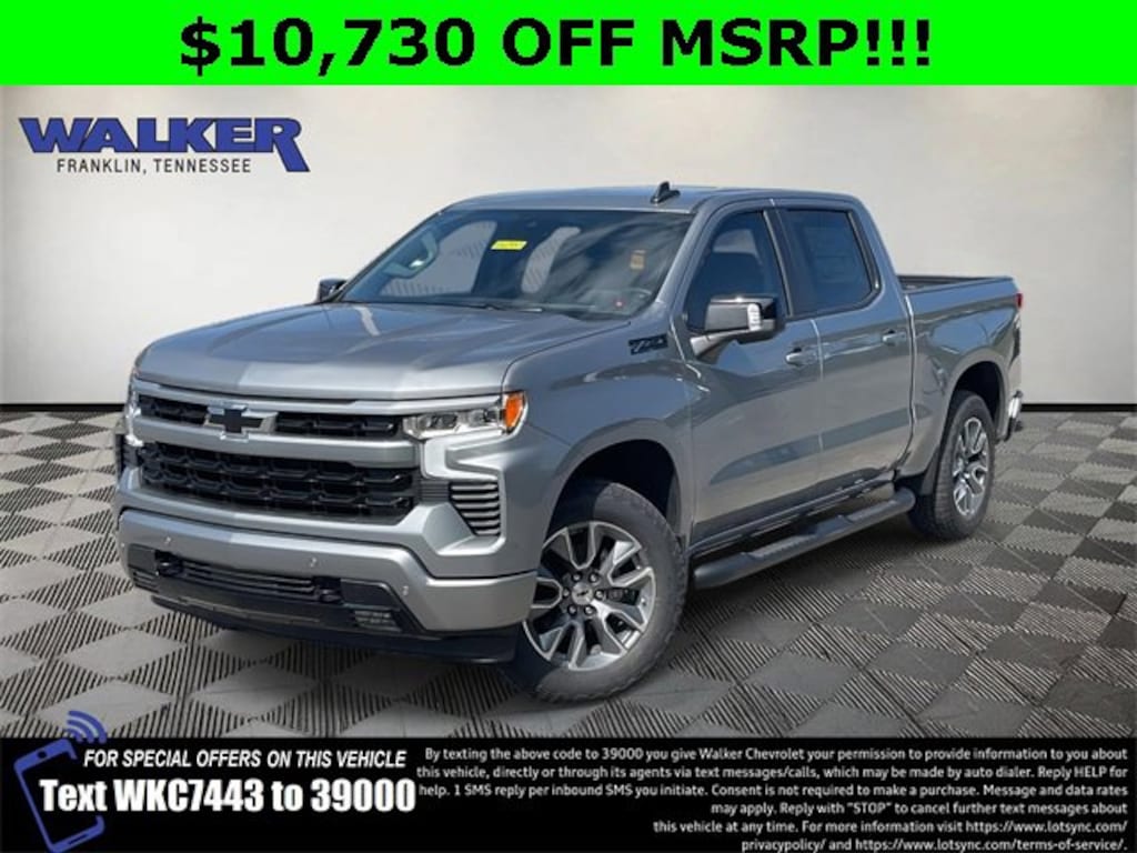 New 2026 Chevrolet Silverado 1500 RST Truck Crew Cab