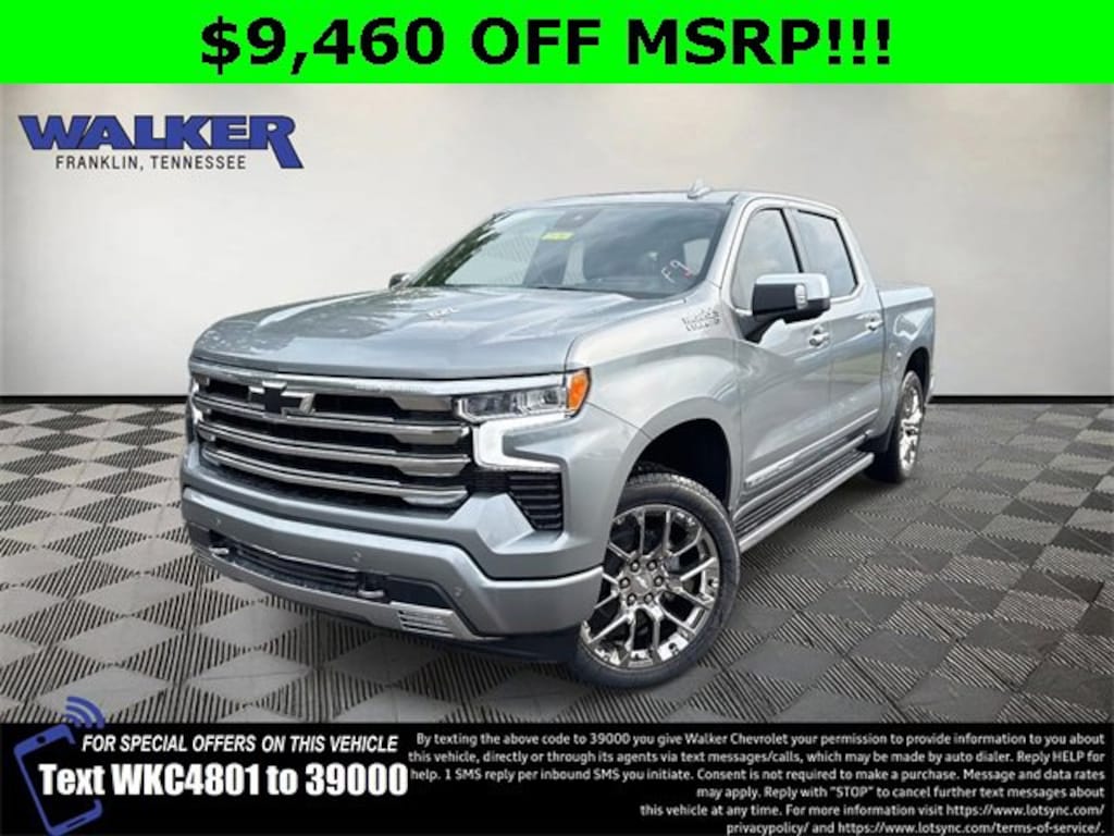 New 2026 Chevrolet Silverado 1500 High Country Truck Crew Cab