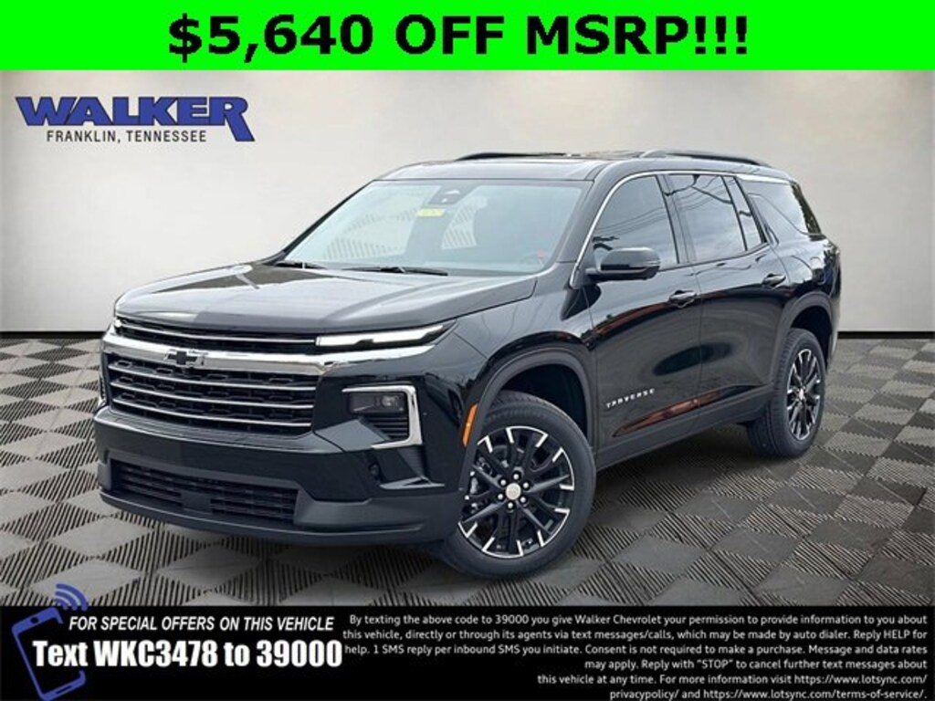 New 2026 Chevrolet Traverse LT SUV