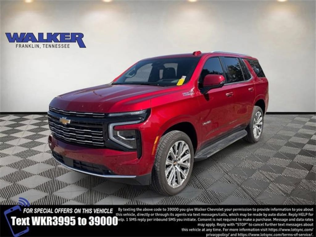 Used 2025 Chevrolet Tahoe High Country SUV