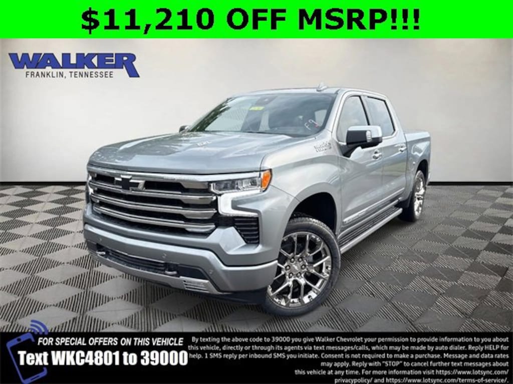 New 2026 Chevrolet Silverado 1500 High Country Truck Crew Cab