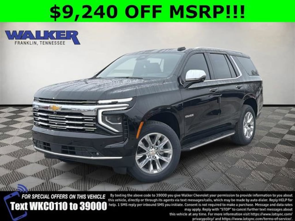 New 2026 Chevrolet Tahoe Premier SUV