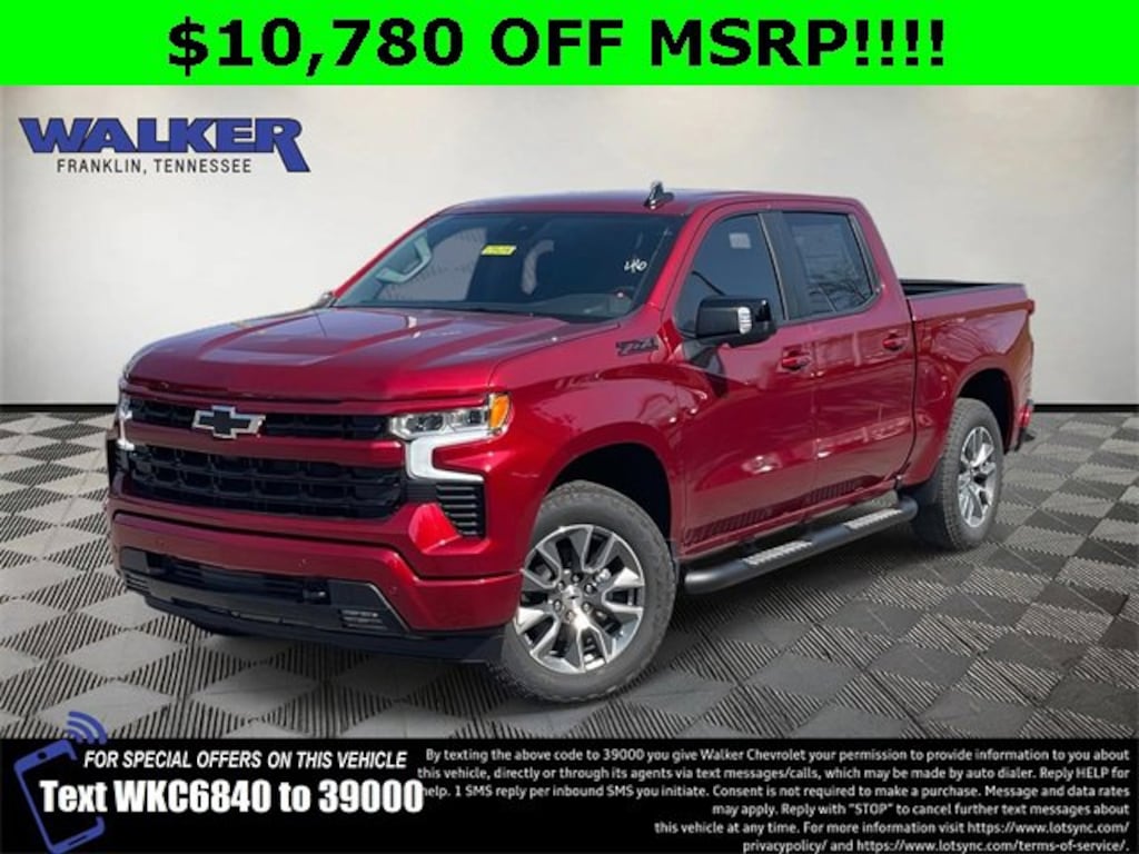 New 2026 Chevrolet Silverado 1500 RST Truck Crew Cab