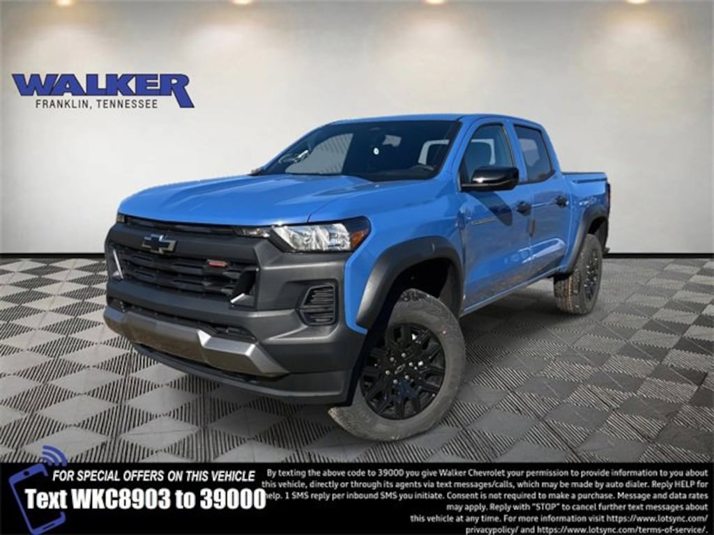 New 2026 Chevrolet Colorado Trail Boss Truck Crew Cab