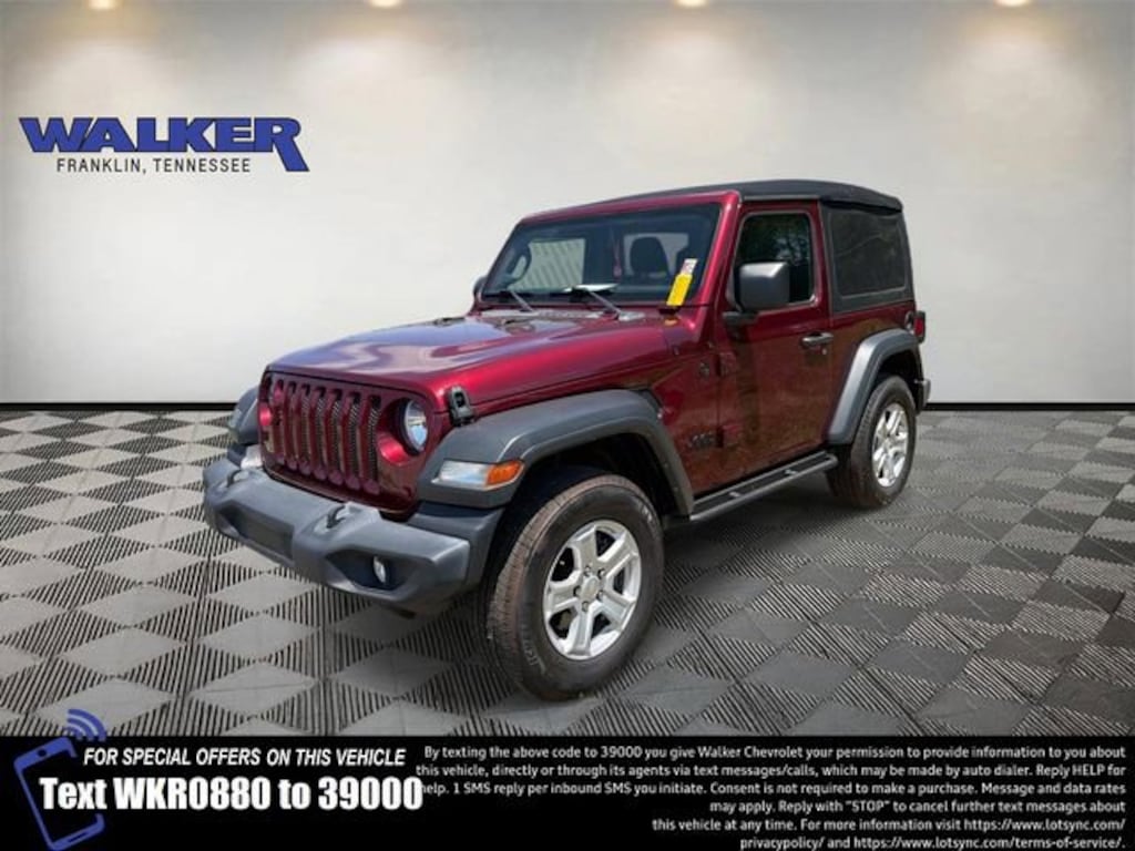 Used 2021 Jeep Wrangler Sport S 4x4 SUV