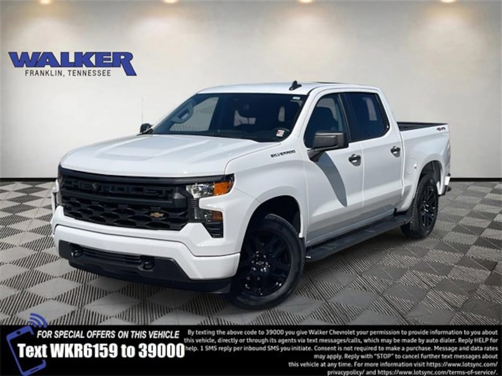 Used 2024 Chevrolet Silverado 1500 Custom Truck Crew Cab