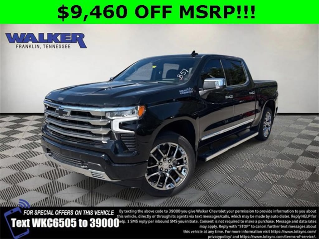 New 2026 Chevrolet Silverado 1500 High Country Truck Crew Cab