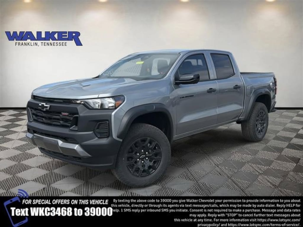 New 2026 Chevrolet Colorado Trail Boss Truck Crew Cab