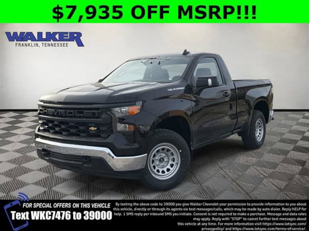 New 2026 Chevrolet Silverado 1500 WT Truck Regular Cab