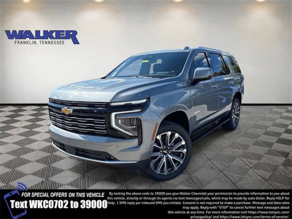 New 2026 Chevrolet Tahoe High Country SUV