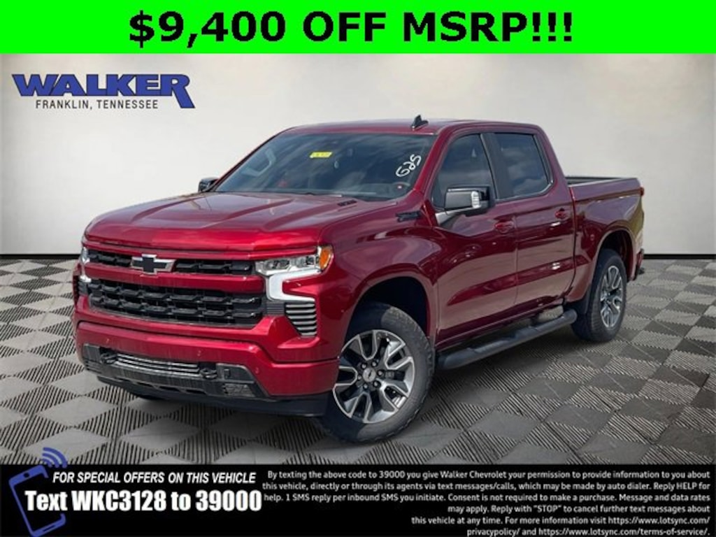 New 2026 Chevrolet Silverado 1500 RST Truck Crew Cab