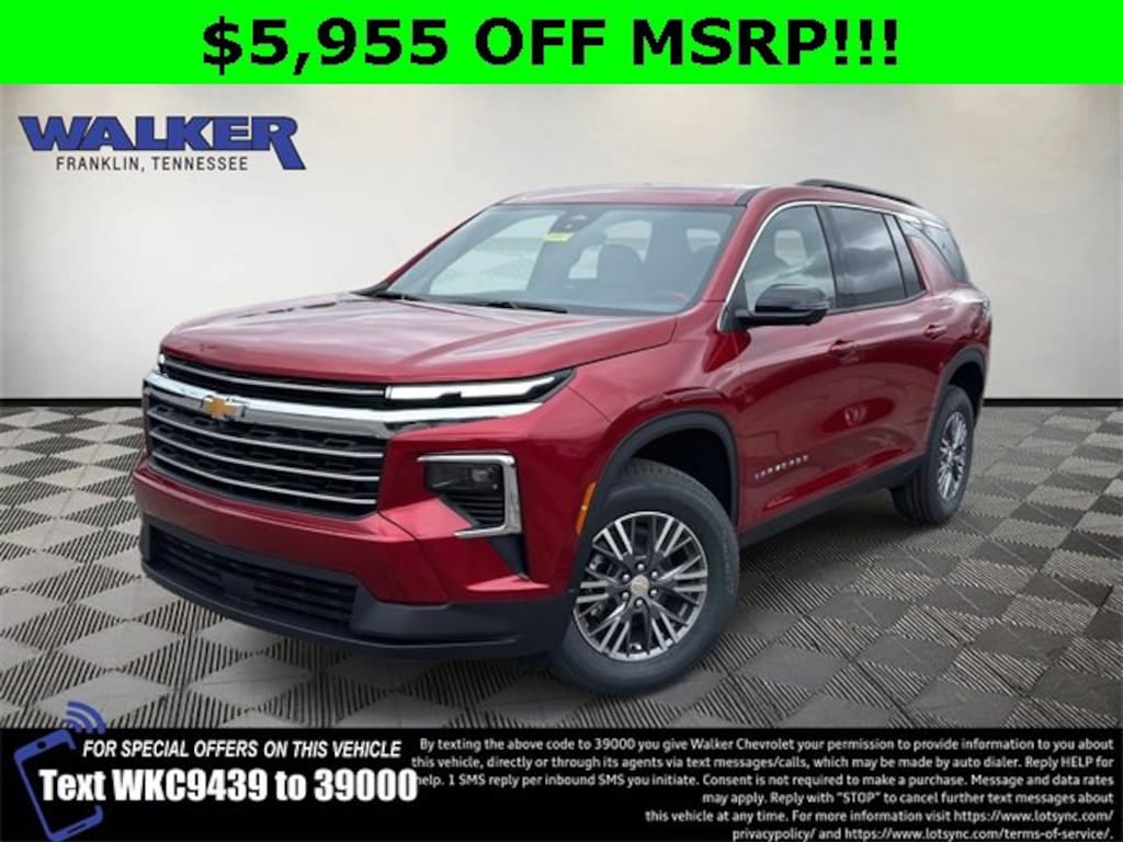 New 2026 Chevrolet Traverse LT SUV