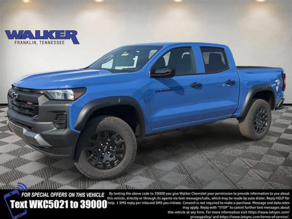New 2026 Chevrolet Colorado Trail Boss Truck Crew Cab