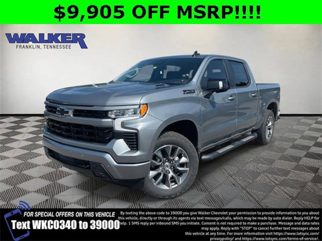 New 2026 Chevrolet Silverado 1500 RST Truck Crew Cab