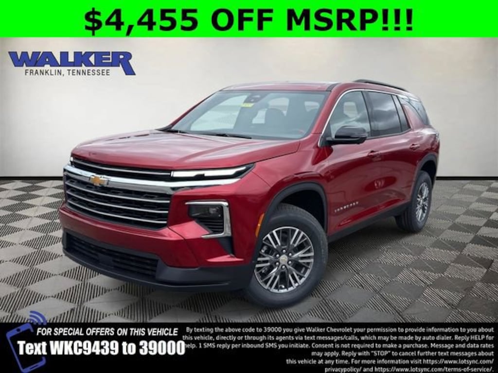 New 2026 Chevrolet Traverse LT SUV