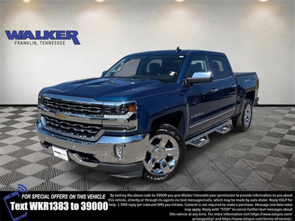 Used 2018 Chevrolet Silverado 1500 LTZ Truck Crew Cab