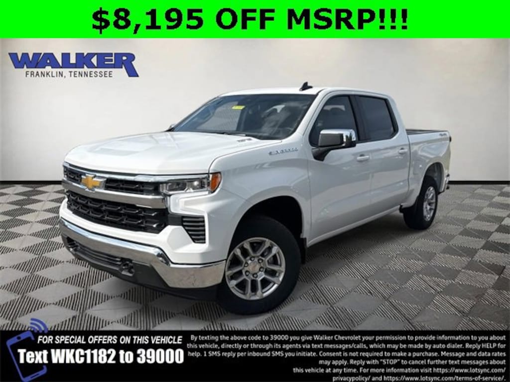 New 2026 Chevrolet Silverado 1500 LT (2FL) Truck Crew Cab