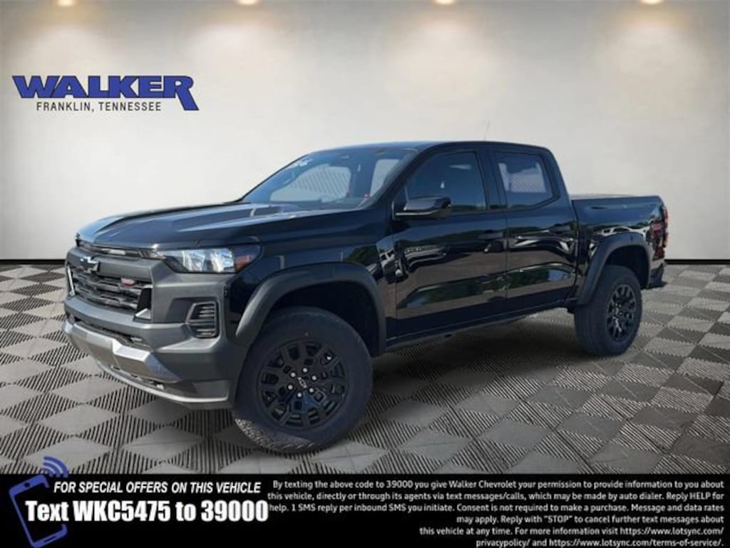 New 2026 Chevrolet Colorado Trail Boss Truck Crew Cab