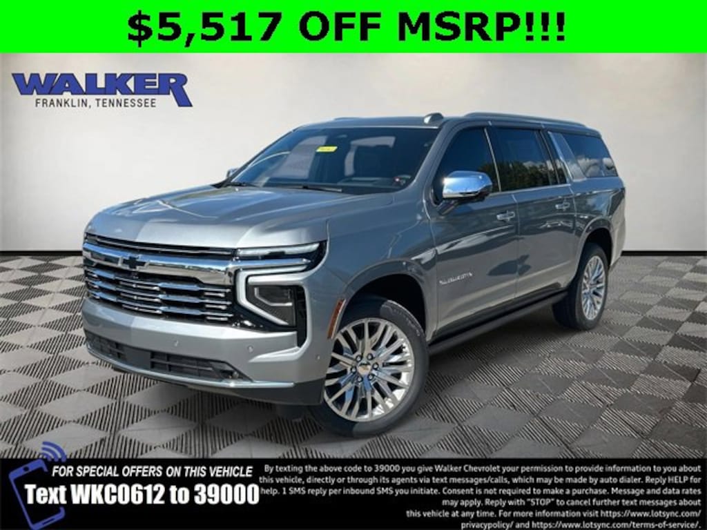 New 2026 Chevrolet Suburban Premier SUV