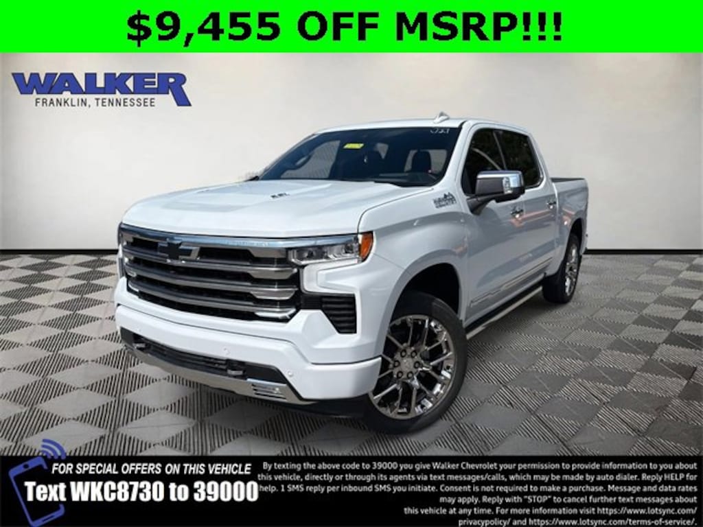 New 2026 Chevrolet Silverado 1500 High Country Truck Crew Cab