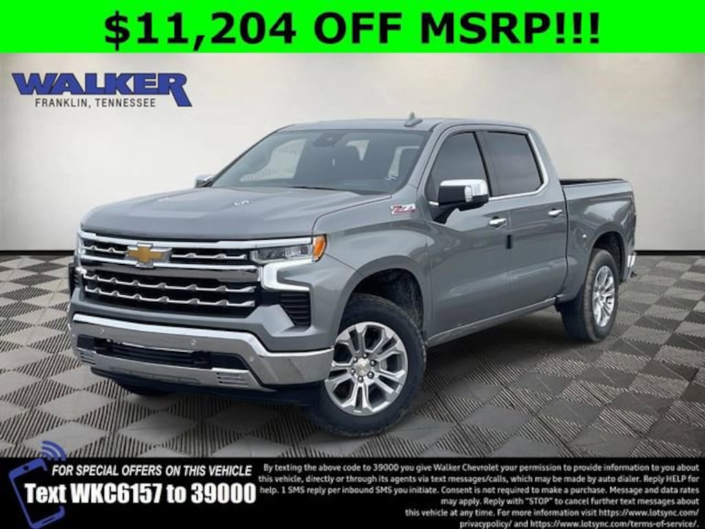 New 2026 Chevrolet Silverado 1500 LTZ Truck Crew Cab
