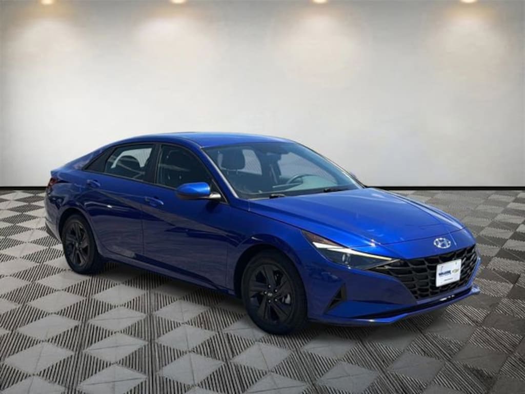 Used 2023 Hyundai Elantra Hybrid Blue