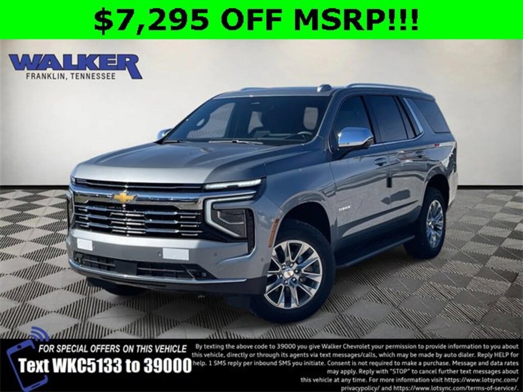 New 2026 Chevrolet Tahoe Premier SUV