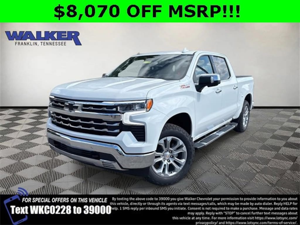 New 2026 Chevrolet Silverado 1500 LTZ Truck Crew Cab