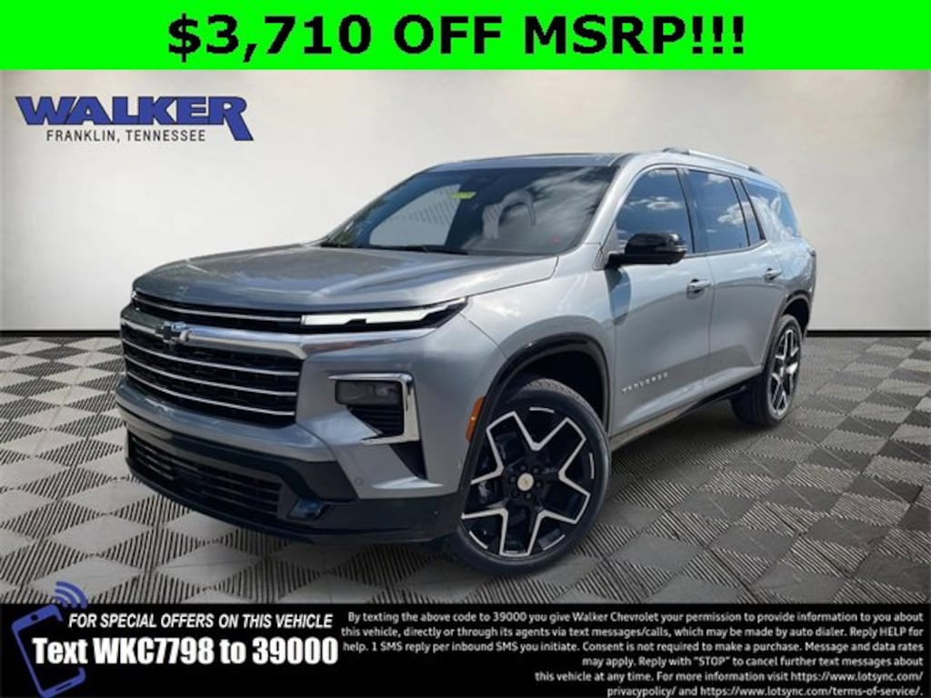 New 2026 Chevrolet Traverse High Country SUV