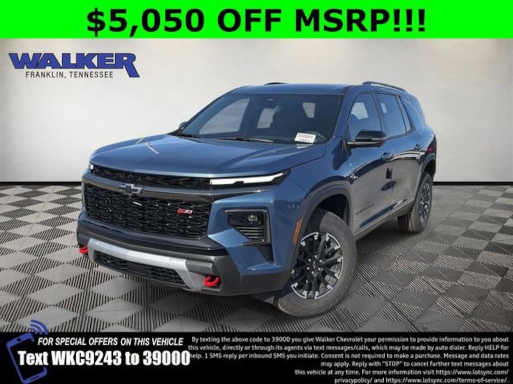 New 2026 Chevrolet Traverse Z71 SUV