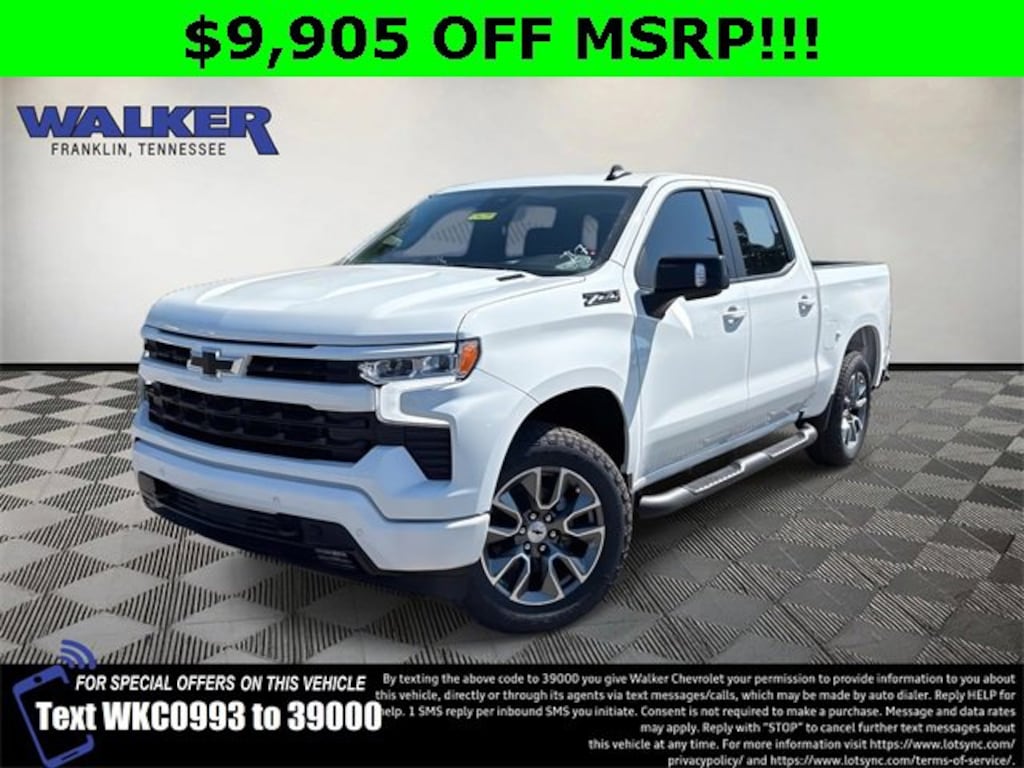 New 2026 Chevrolet Silverado 1500 RST Truck Crew Cab