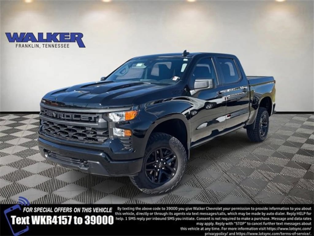 Used 2025 Chevrolet Silverado 1500 Custom Trail Boss Truck Crew Cab