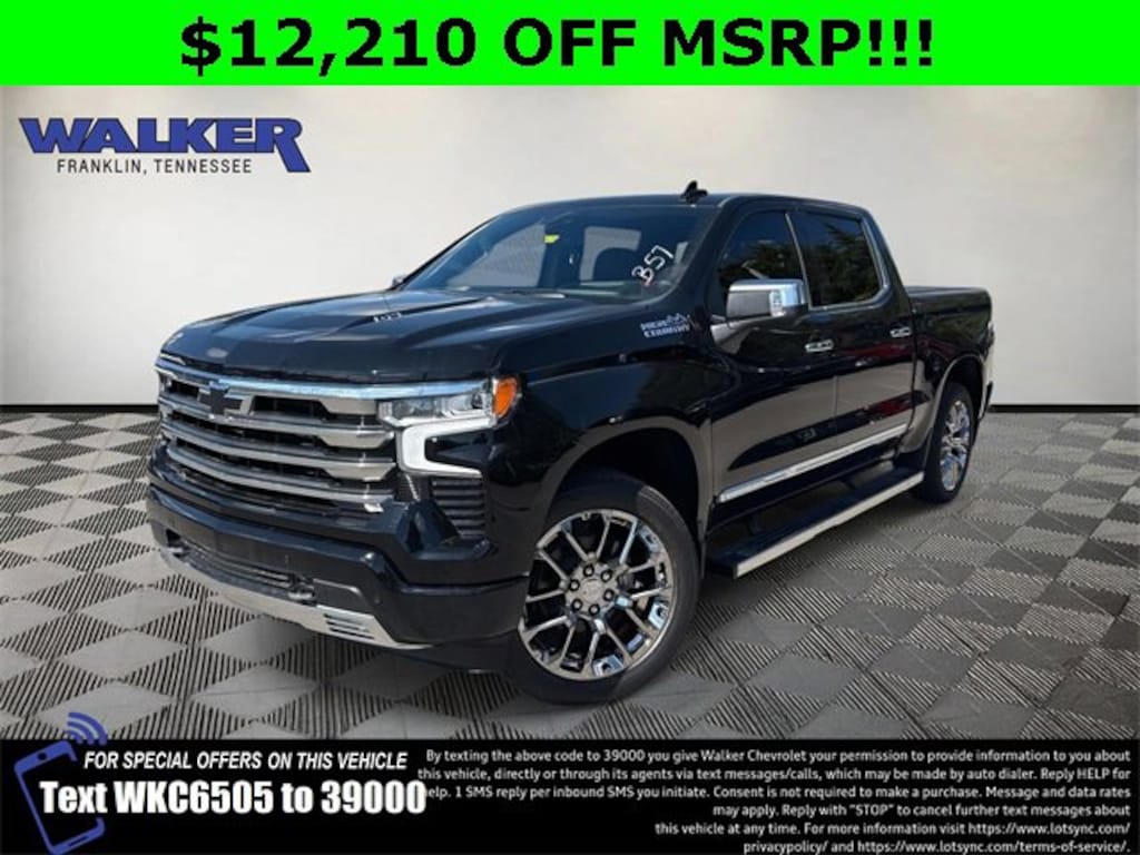 New 2026 Chevrolet Silverado 1500 High Country Truck Crew Cab