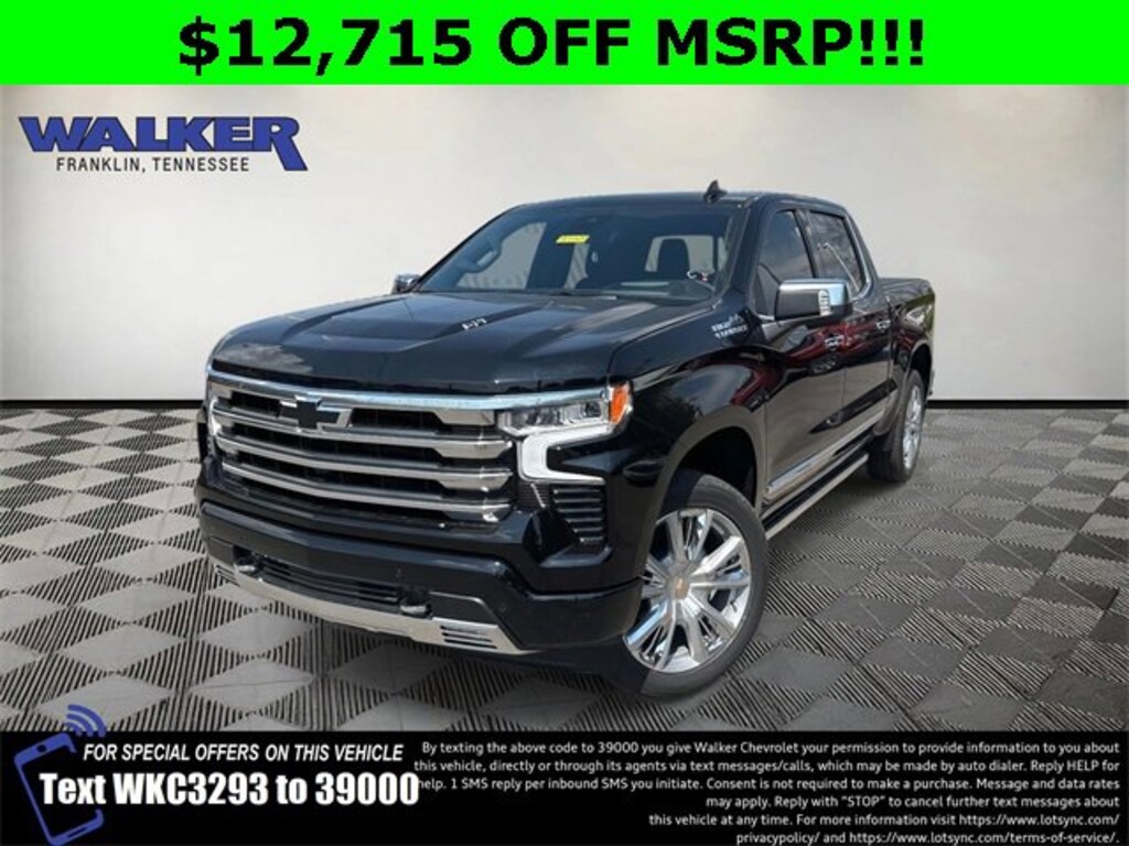 New 2026 Chevrolet Silverado 1500 High Country Truck Crew Cab