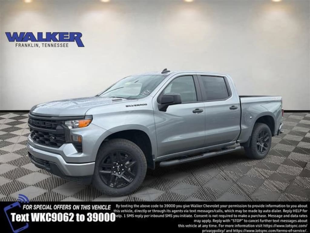 New 2026 Chevrolet Silverado 1500 Custom Truck Crew Cab