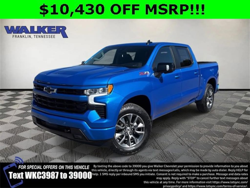 New 2026 Chevrolet Silverado 1500 RST Truck Crew Cab