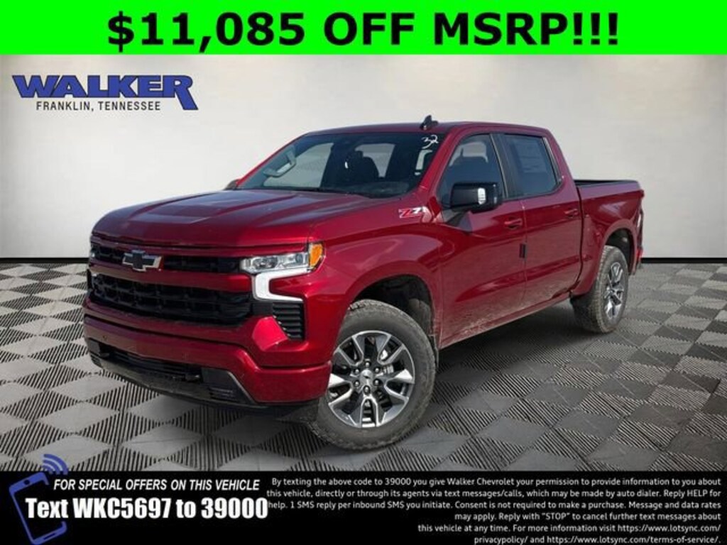 New 2026 Chevrolet Silverado 1500 RST Truck Crew Cab