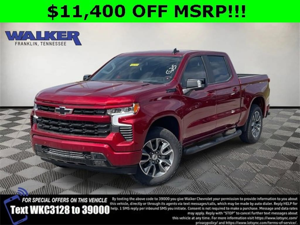 New 2026 Chevrolet Silverado 1500 RST Truck Crew Cab