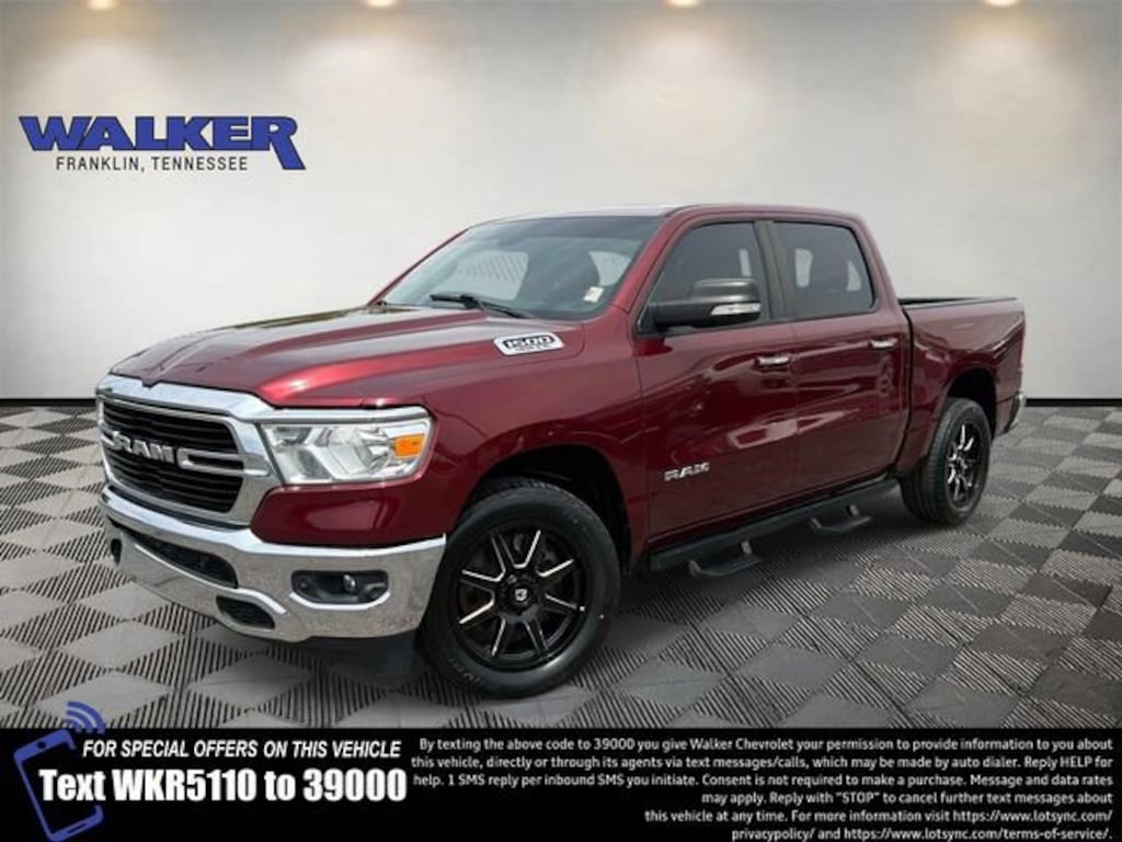 Used 2019 Ram 1500 Big Horn/Lone Star Crew Cab 4x4 57 Box Truck Crew Cab