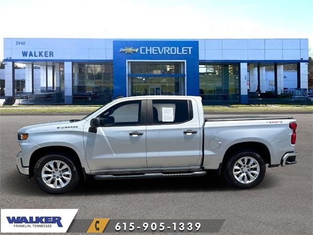 Used 2019 Chevrolet Silverado 1500 Custom with VIN 1GCPYBEH9KZ367463 for sale in Franklin, TN