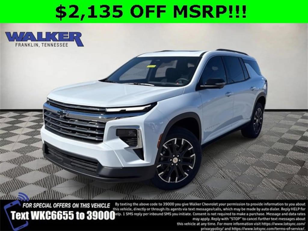 New 2026 Chevrolet Traverse LT SUV