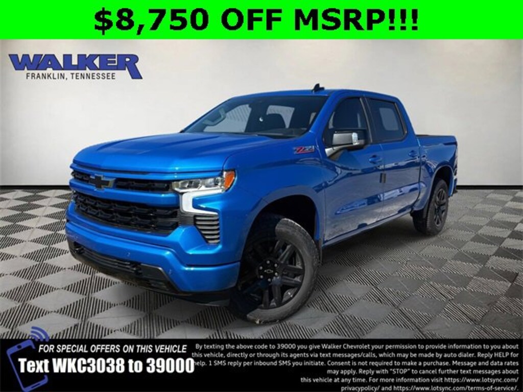 New 2026 Chevrolet Silverado 1500 RST Truck Crew Cab