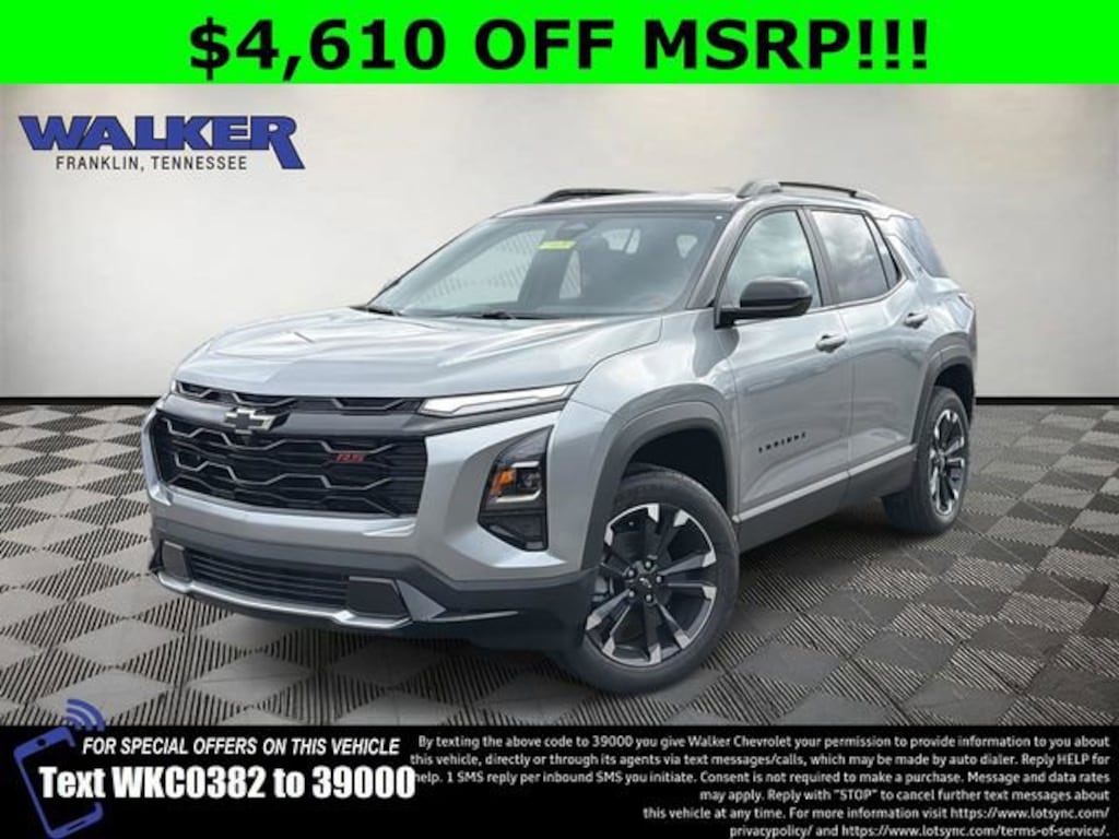 New 2026 Chevrolet Equinox RS SUV