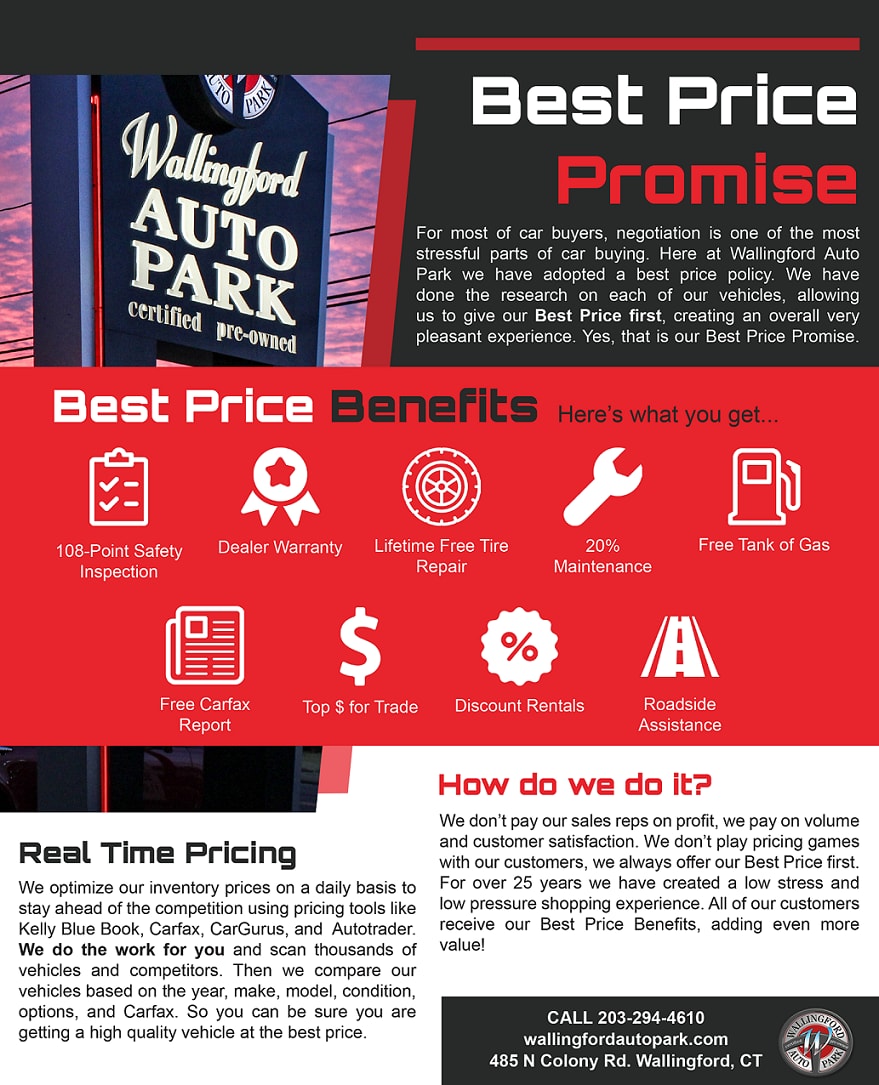Best Price Promise Wallingford Auto Park Inc