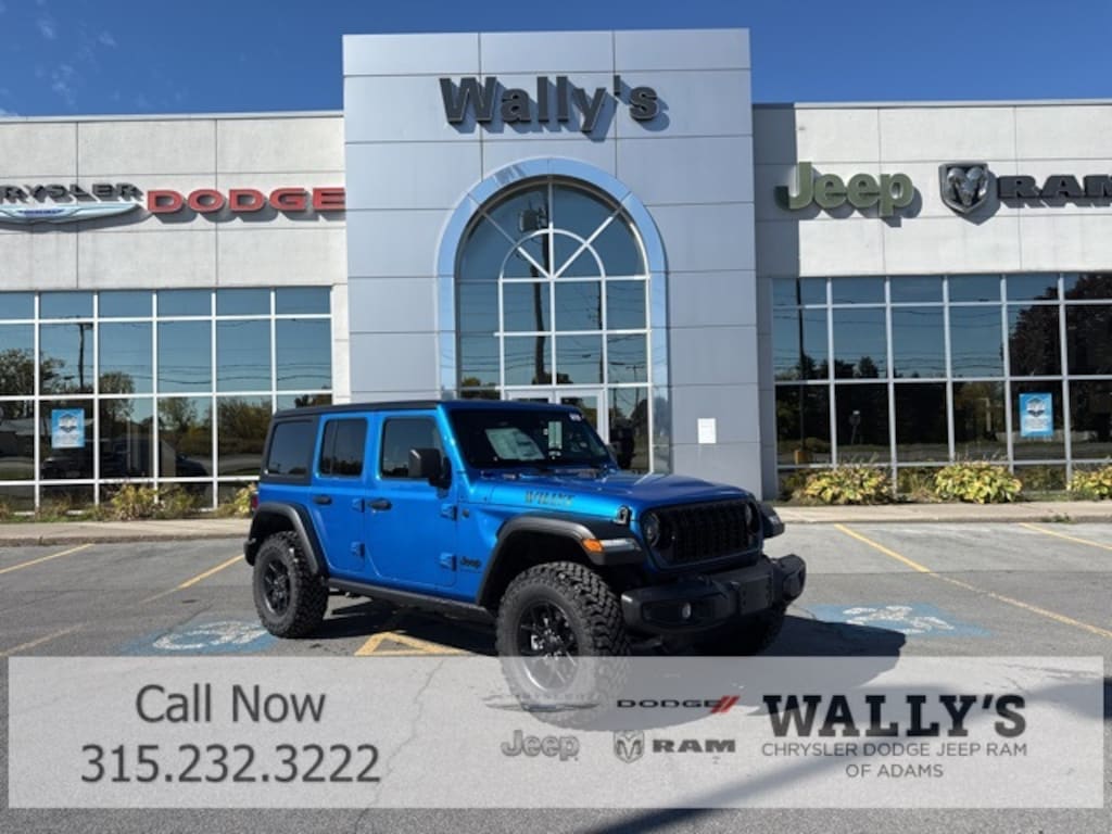 New 2026 Jeep Wrangler 4-DOOR WILLYS Sport Utility