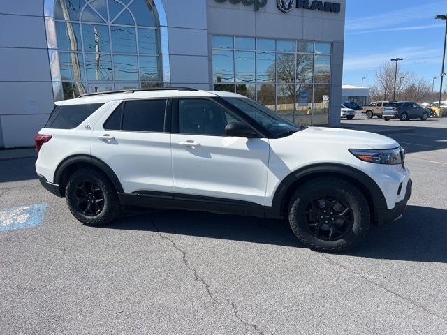 Used 2022 Ford Explorer TIMBERLINE with VIN 1FMSK8JHXNGB28617 for sale in Adams, NY