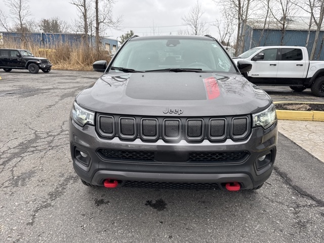 Used 2022 Jeep Compass Trailhawk with VIN 3C4NJDDB3NT231376 for sale in Amsterdam, NY
