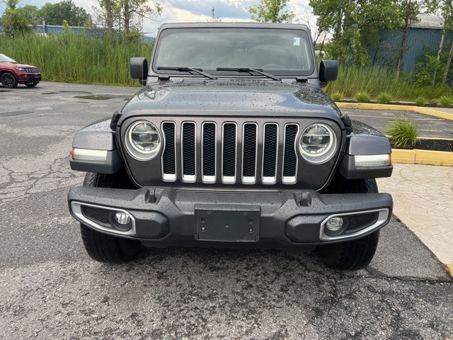 Used 2021 Jeep Wrangler Unlimited Sahara with VIN 1C4HJXEG3MW502647 for sale in Amsterdam, NY