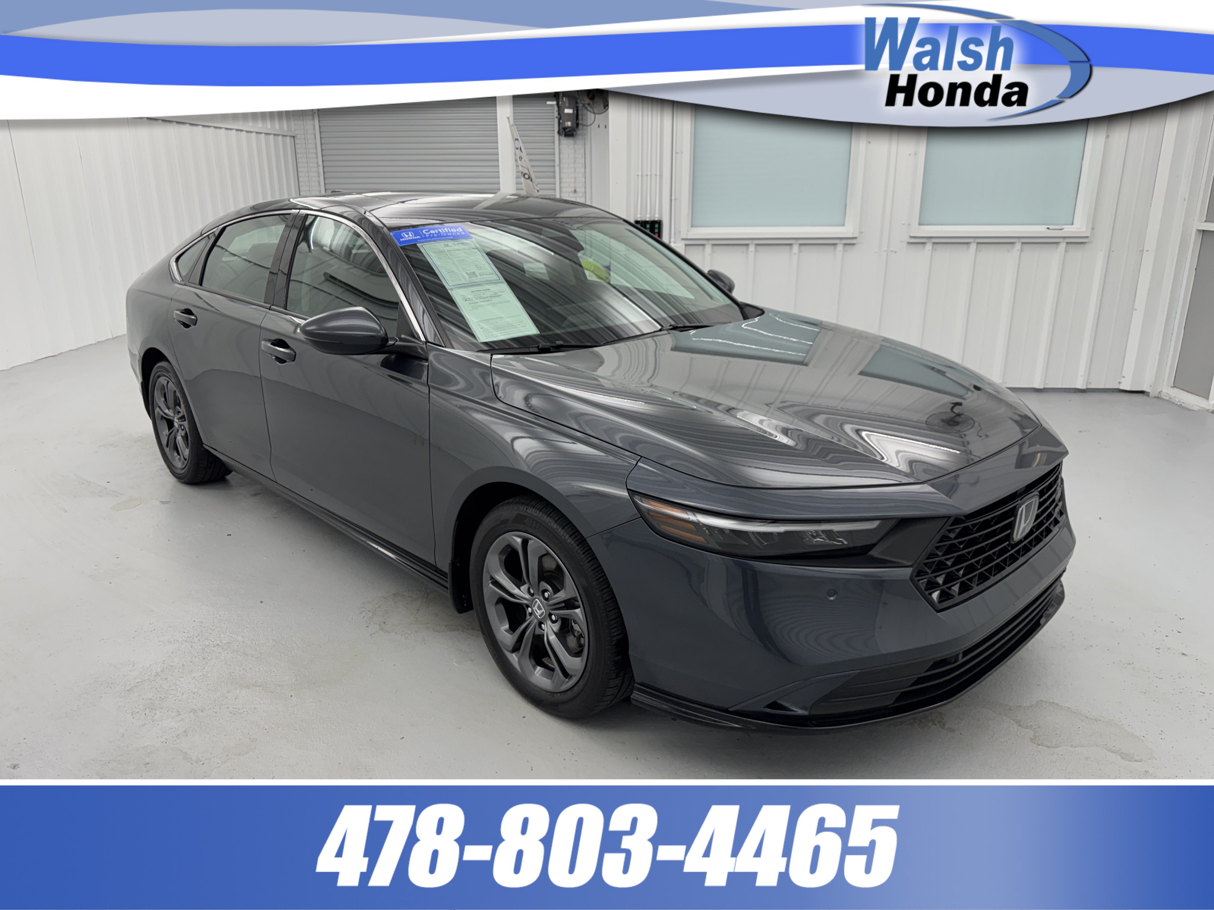 Certified 2025 Honda Accord Hybrid EX-L Sedan